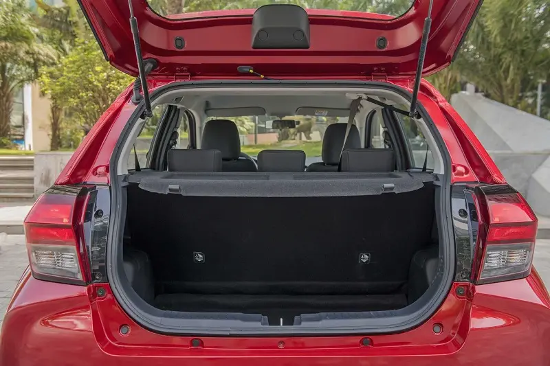 khoang hành lý Toyota Wigo 2024