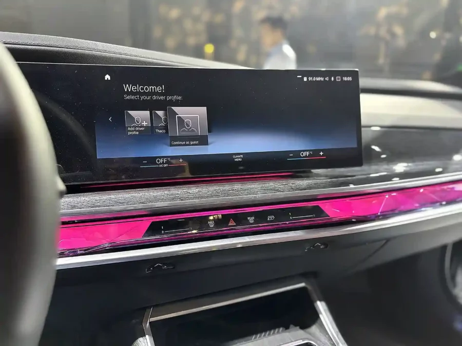 tiện nghi BMW Series 7